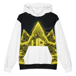 Uncle Benny ® Cyber Circuit Crown Hoodie Neon Yellow EST. 2020