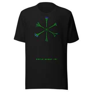Quantum Fractal Premium Tee Neon Green EST. 2020