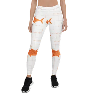 Uncle Benny ® Quantum Tuna II Leggings Neon Orange EST. 2020