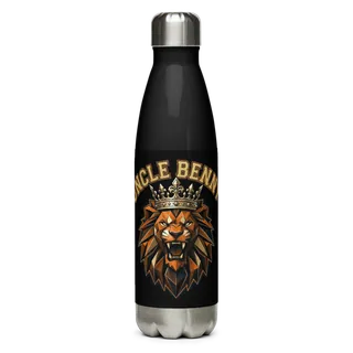Uncle Benny ® Lion Poly Sports Bottle Neon Orange EST. 2020