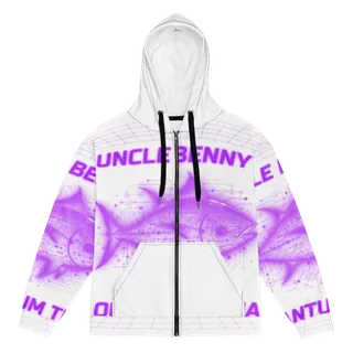 Uncle Benny ® Quantum Tuna IV Zip Hoodie Neon Purple EST. 2020